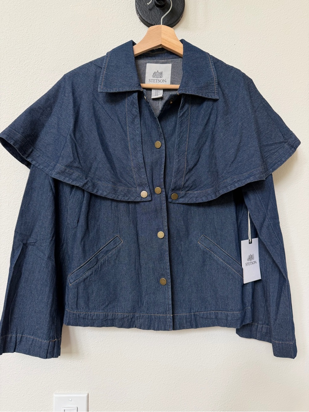 Stetson Denim Cape-Back Jacket